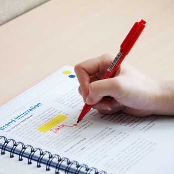 N次贴(STICKN)荧光指示标签贴分类便签纸便利贴索引片51*38mm 耐用型24枚4色34040