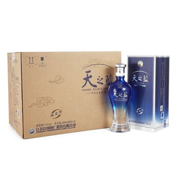 天之藍 中国 白酒 480ml 40% 天之蓝40度480ml怎么样- 京东