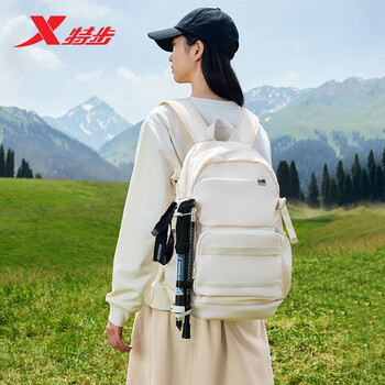 特步小巢背包双肩包大容量旅行防水登山出行初高中学生书包户外轻便