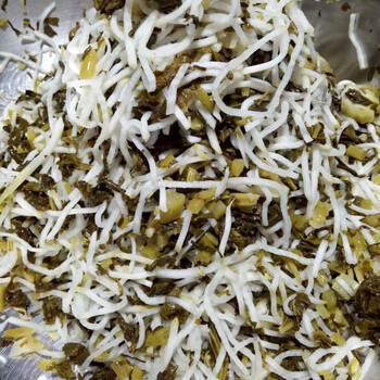 贵州特产芥菜 黔西水盐菜 酸盐菜 大头菜叶子酸菜拌盐菜丝500克 5包5