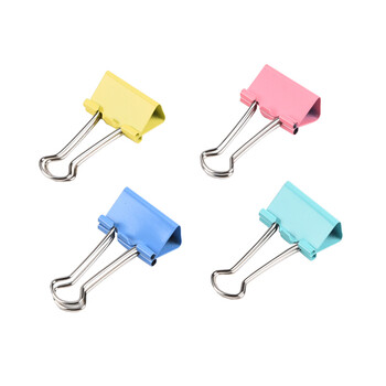 递乐 42只彩色长尾夹金属票据夹燕尾夹铁夹子办公文具大小号混装套装 2607 递乐 42只彩色长尾夹金属票据夹燕尾夹铁夹子办公文具大小号混装套装 2607