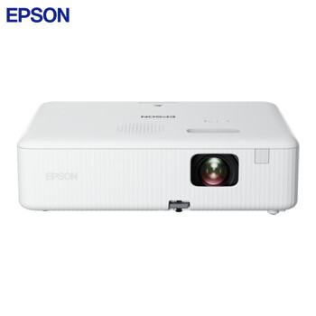 爱普生（EPSON）CO-W01 办公投影仪 卧室投影机家用 网课推荐 便携智能影院 （高流明 WXGA 两年质保）