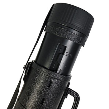 芬尚书法国画收藏画筒工程图纸海报收纳筒图纸筒皮纹手提/斜背方便携带小号可伸缩77-120cm