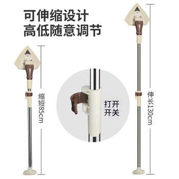 桂枫 擦玻璃神器 双用可拆卸伸缩长杆5-35mm手持双面玻璃擦窗器刮水器 桂枫 擦玻璃神器 双用可拆卸伸缩长杆5-35mm手持双面玻璃擦窗器刮水器