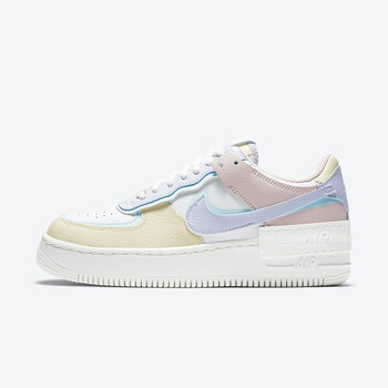 耐克 nike air force 1 af1空军一号女款马卡龙冰淇淋粉紫休闲板鞋 ci