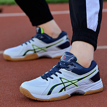 季回力休乒乓球鞋男款排球鞋男透气运动鞋防滑减震羽毛球鞋室内训练