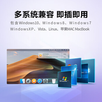 联想（Lenovo）USB分线器3.0接口转换器四合一扩展坞转接头HUB集线器USB延长线笔记本/台式机转换器