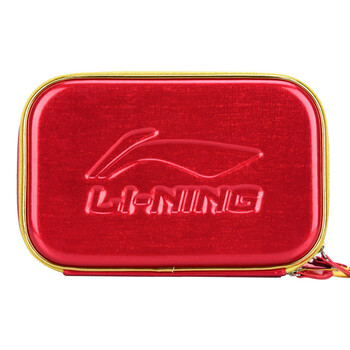 李宁 乒乓球拍套底板拍包双层方形乒乓球包国家队同款马龙用ABJT031-1 李宁 乒乓球拍套底板拍包双层方形乒乓球包国家队同款马龙用ABJT031-1