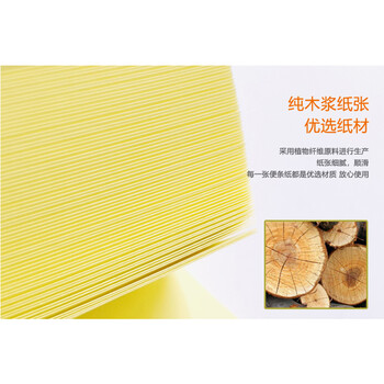 N次贴(STICKN)4本装超粘便利贴报事贴/便条纸/便签纸/便签本76*76mm360张 荧光四色31098-J4