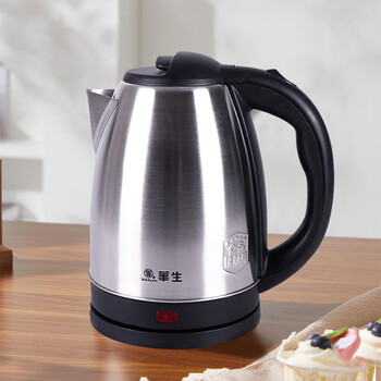 华生(Wahson)热水壶烧水壶电水壶 2L大容量速热 1800W快速沸腾 超大容量 家用开水壶 WS-117+茶垢剂一盒 华生(Wahson)热水壶烧水壶电水壶 2L大容量速热 1800W快速沸腾 超大容量 家用开水壶 WS-117+茶垢剂一盒