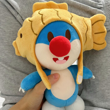 oimg联名摩尔庄园玩偶毛绒可爱玩偶儿童陪睡公仔礼物 摩尔 鲷鱼烧头套