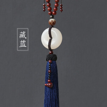 丰穆兰日本进口品质汽车挂件男女士玉石保平安符车载车内吊坠吊饰车