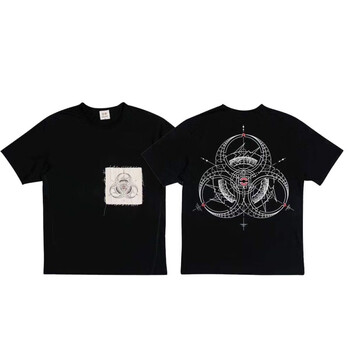 欧遥新款联名clotxfragmentxinnersect三方联名短袖t恤陈冠希同款黑色