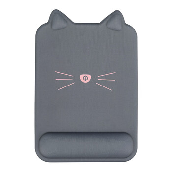 镭拓（Rantopad）TOTO猫耳朵 硅胶手腕托护腕鼠标垫 大号 -深灰
