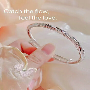 麻花钉沙推拉手镯25克