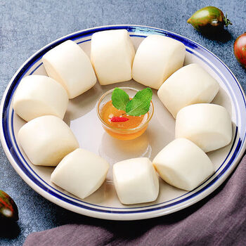 三全奶香小馒头 早餐半成品方便速食面点冷冻食品 蛋奶小馒头1.