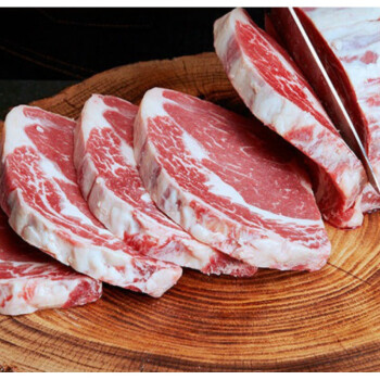 山姆谷饲上脑牛肉片 澳洲原切牛排儿童雪花牛排非腌制牛排肉牛肉新鲜