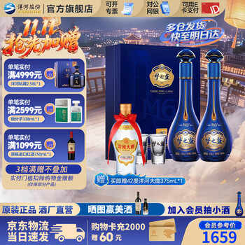 夢之蓝 M6 500ml 52% 2本セット 梦之蓝m6 - 京东