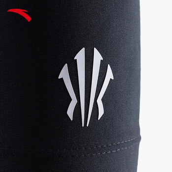 安踏（ANTA）运动护臂 联名系列篮球跑步健身护肘保暖防护专业护具男 黑色L码