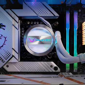 瓦尔基里(VALKYRIE）GL240W  VK 一体式CPU水冷散热器  多平台扣具 支持LGA1700 ARGB光效 铝质冷头