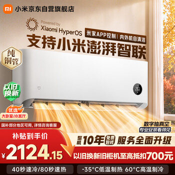小米空调 巨省电 2匹挂机 一级能效 外机双排纯铜管 KFR-50GW/N2A1【整机免费十年包修】