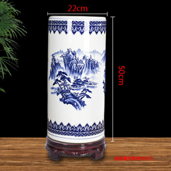 景德镇花瓶山水画价格报价行情- 京东