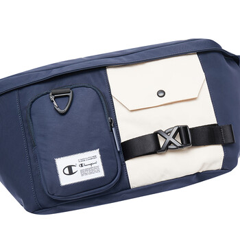 Champion冠军多口袋斜挎包秋季新款休闲运动包男女单肩包胸包美式