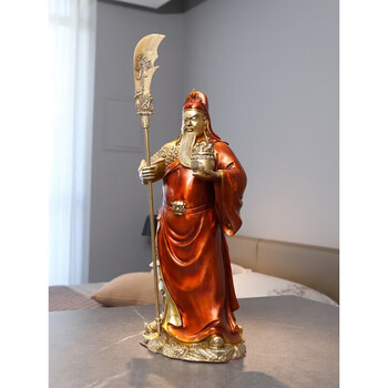 关公武财神铜像摆件价格及图片表- 京东