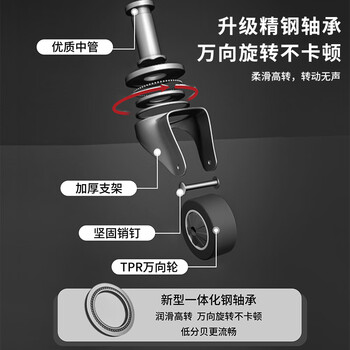 PROIRON腹肌盘 滑盘滑行板健腹轮男女四轮腹部健身器材 灰色腹肌盘+跪垫