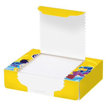 老管家防串染洗衣吸色片50片/盒母婴可用衣物泡泡纸色母片防染巾