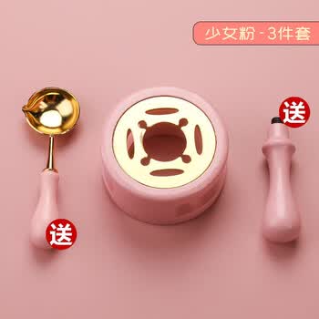苏拉达（Surada）火漆印章 火漆印章熔炉工具套装儿童火星印章蜡粒加热勺子印章头手柄 火气印章配件3件套sd023