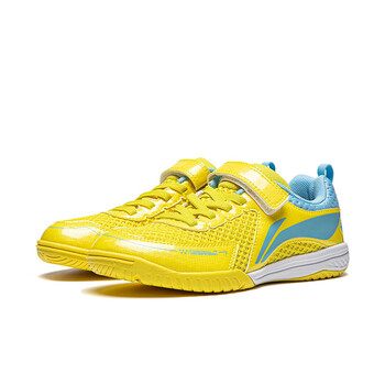 李宁（LI-NING）儿童乒乓球鞋麒麟3.0童鞋专业训练防滑羽毛球鞋运动鞋男女 35 