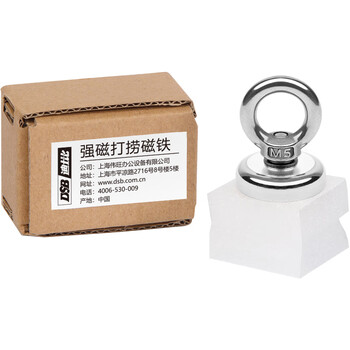 DSB(迪士比)强磁吸铁石磁铁强力打捞专用圆形吸铁石钕铁硼吊环吸盘河道户外打捞神器直径25mm 1个装 DSB(迪士比)强磁吸铁石磁铁强力打捞专用圆形吸铁石钕铁硼吊环吸盘河道户外打捞神器直径25mm 1个装