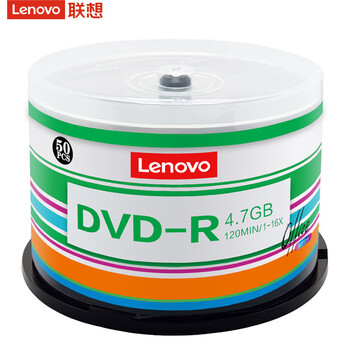 联想(Lenovo)光驱刻录盘 DVD-R 光盘 16速4.7GB 办公系列 空白光盘 桶装50片 联想(Lenovo)光驱刻录盘 DVD-R 光盘 16速4.7GB 办公系列 空白光盘 桶装50片