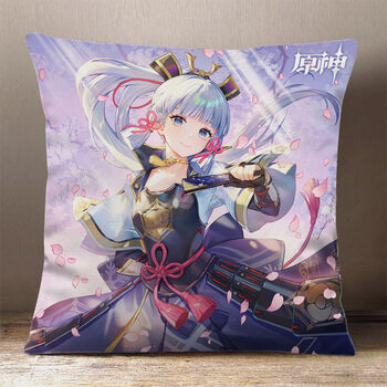 神里绫华抱枕原神周边稻妻城白鹭双面动漫二次元定制玩偶礼物 发图片