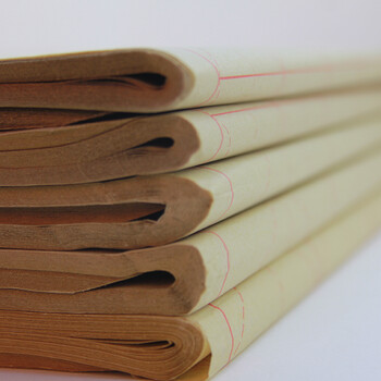 芬尚 全开米字格毛边纸 学生毛笔书法课堂练习纸 书法培训班黄色竹浆毛边纸米格39*67cm*15格60张/包 芬尚 全开米字格毛边纸 学生毛笔书法课堂练习纸 书法培训班黄色竹浆毛边纸米格39*67cm*15格60张/包