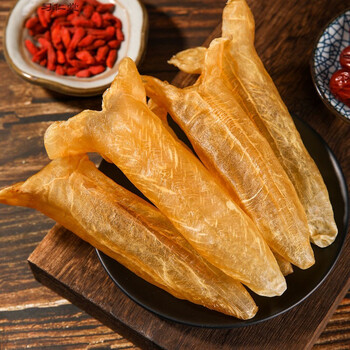 深海鱼胶100克花胶鱼胶干货鱼肚鱼鳔孕妇月子术后营养老人小孩滋卟