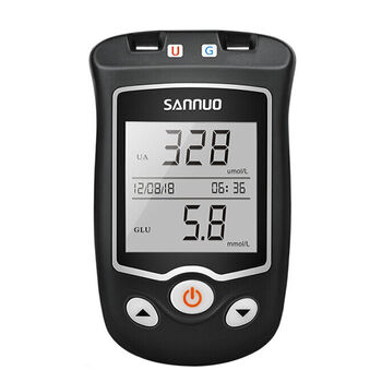 三诺ea11尿酸血糖测试仪家用测尿酸一机两用尿酸检测仪三诺ea11单机一