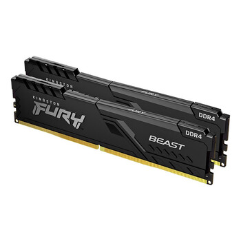 金士顿（Kingston）FURY 16GB(8G×2)套装 DDR4 3200 C16 台式机内存条 Beast野兽系列 骇客神条