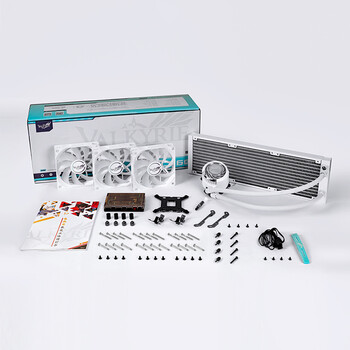 瓦尔基里(VALKYRIE）C360W-RGB  VK 一体式CPU水冷散热器  多平台扣具 支持LGA1700 ARGB光效 金属扣具