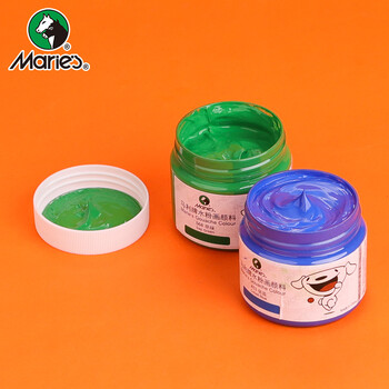马利(Marie's)水粉颜料100ml紫色 大瓶罐装学生浓缩广告水粉画颜料 写生易清洗无异味儿童色彩颜料G-800 速写 马克笔绘画