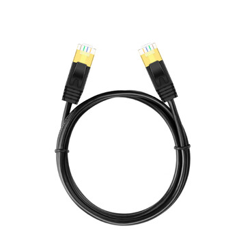 CABLE CREATIONCL0325-G八类万兆电竞级网线CAT8类成品网络跳线40Gbps电脑宽带网络传输细线 0.3米
