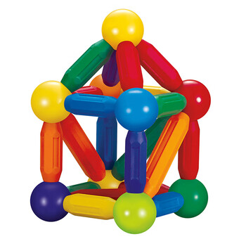 科博八角磁力棒立体模型构建积木幼儿园宝宝益智拼搭磁性玩具3-4-5-6