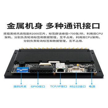 雕将（八口E710模块 网口RS232通讯）超高频rfid读写器模块 通道 单位：个