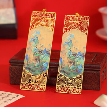 佳茉书签中国风国潮金属古风礼盒创意故宫文创送同事学老师生日礼物伴手礼开学季元宵三八女神妇女节