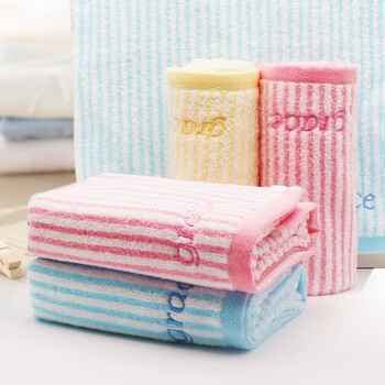 洁丽雅(Grace)新疆棉抗菌毛巾2条装半无捻绣花舒适纯棉洗脸毛巾 洁丽雅(Grace)新疆棉抗菌毛巾2条装半无捻绣花舒适纯棉洗脸毛巾