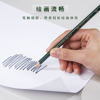 辉柏嘉（Faber-castell）9000素描铅笔8B专业绘图设计绘画铅笔成人美术学生初学者手绘专用12支装美术写生
