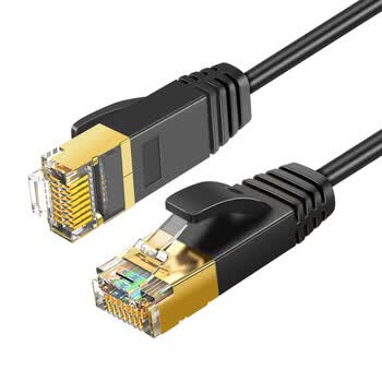 CABLE CREATIONCL0325-G八类万兆电竞级网线CAT8类成品网络跳线40Gbps电脑宽带网络传输细线 0.3米