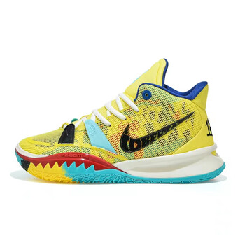 7代篮球鞋男限量版莆田纯原kyrie气垫运动鞋实战 黄色_欧文7柠檬黄 36