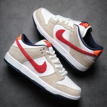 sbdunklowrpocrimson扣篮系列复古低帮休闲运动白灰红现货36